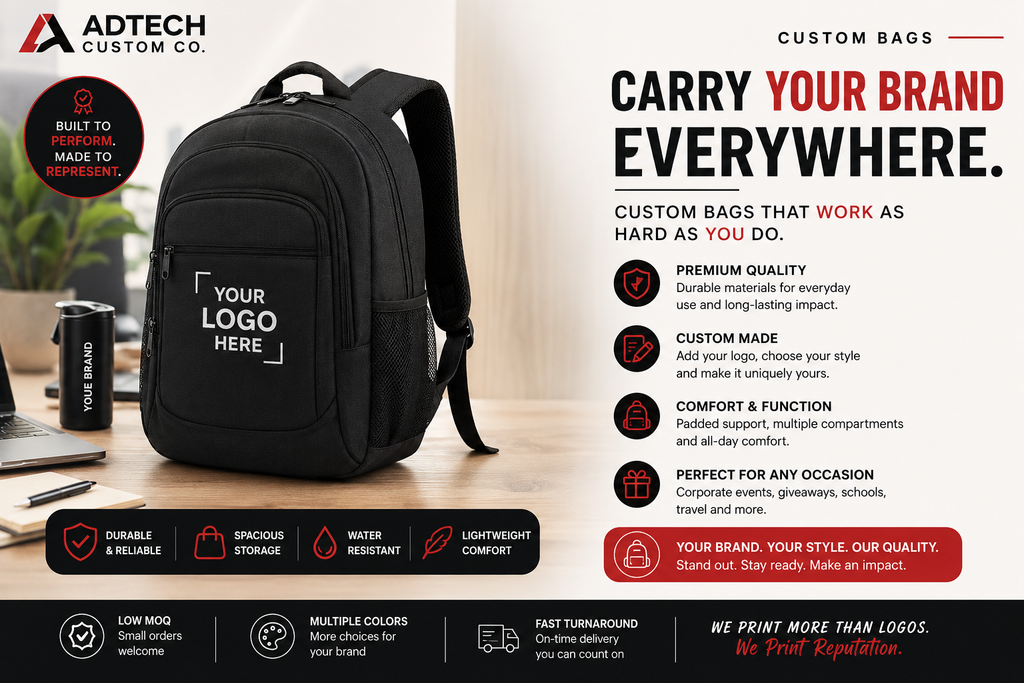 Custom Bags with Logo or Design | Personalized Branded Bags |  Adtella