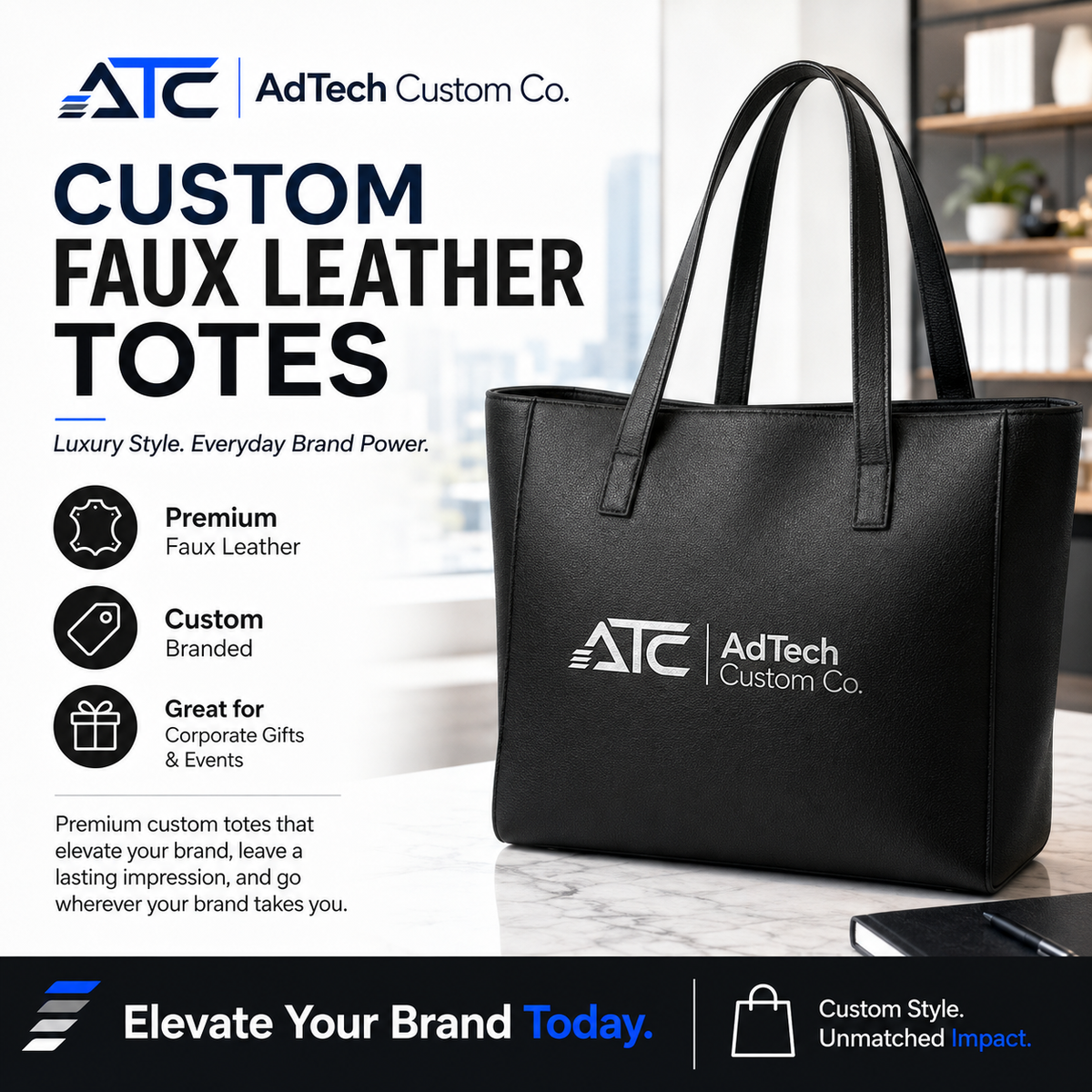 Custom Tote Bags with Logo or Design | Personalized Bags – Adtella