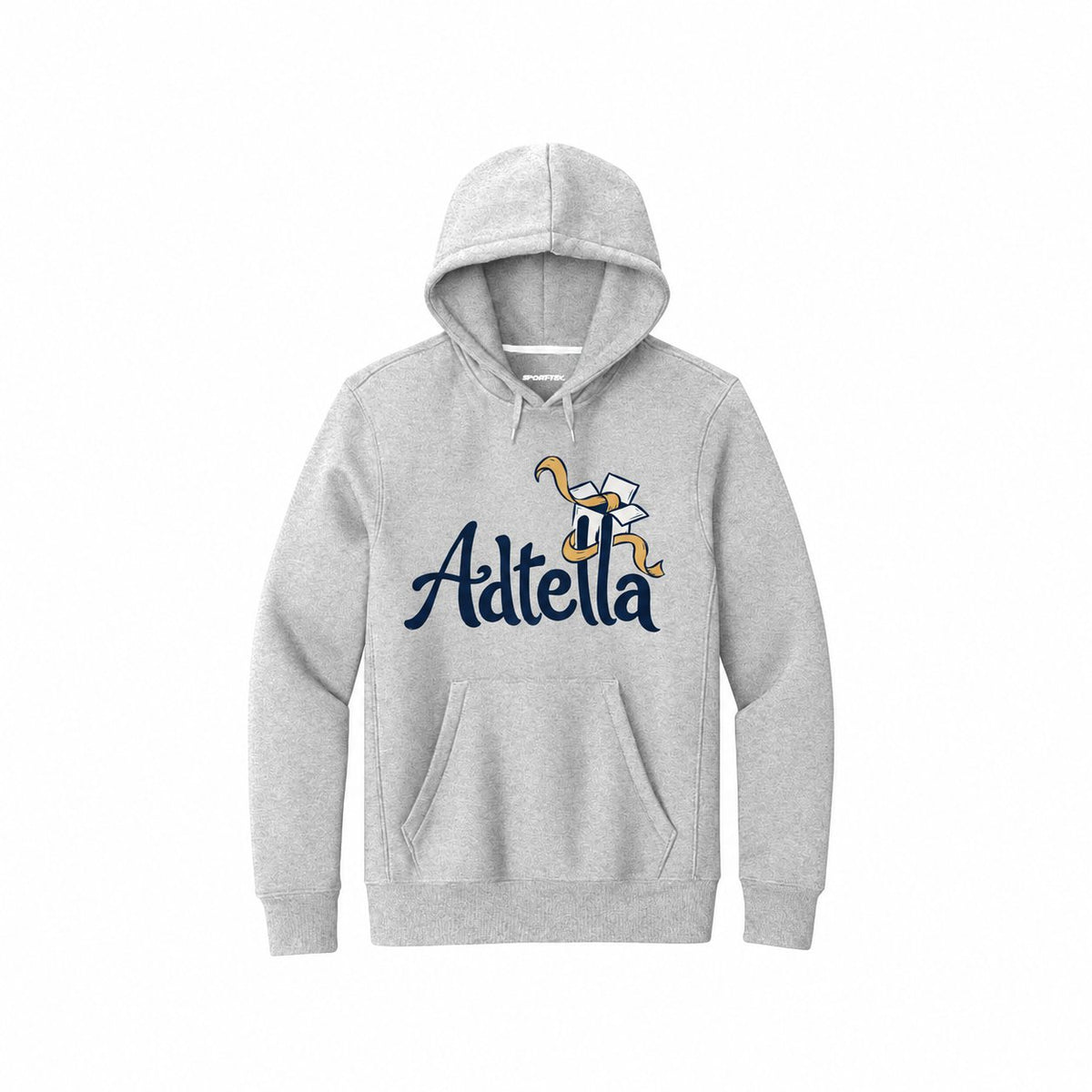Custom Sport-Tek F281 Heavyweight Hoodie | Adtella — illustrative Adtella logo mockup